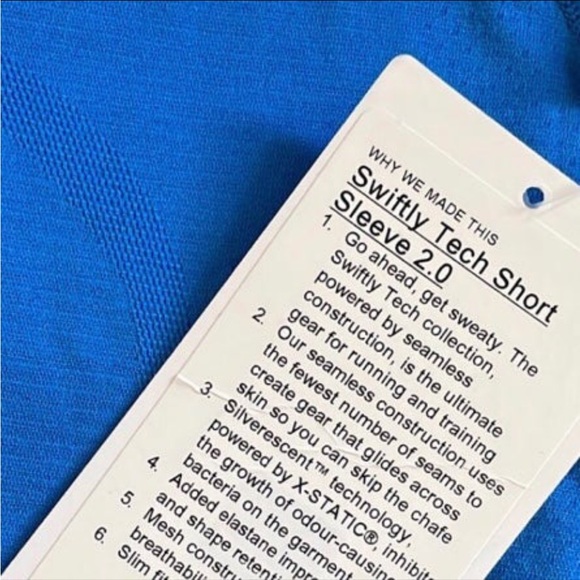 NEW Lululemon Swiftly Tech Short Sleeve *Racelength Top - Picture 3 of 3